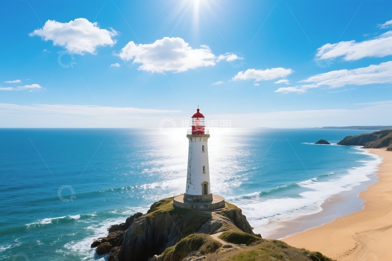 高清大图下载【趣麦麦图】法国布列塔尼的海岸线 