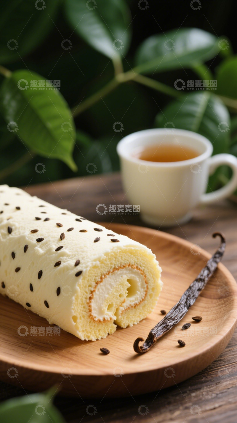 高清大图下载【趣麦麦图】奶油夹心蛋糕卷3