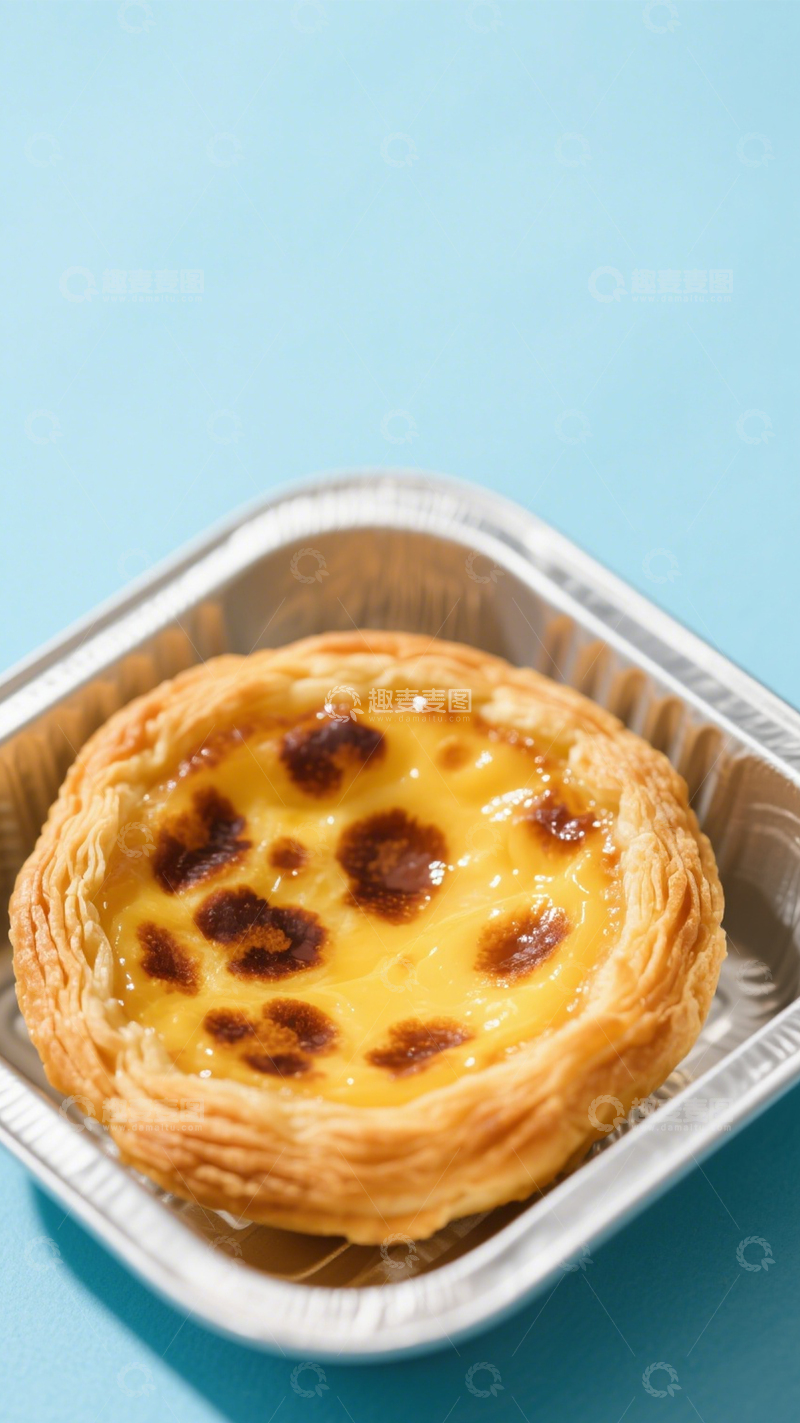 高清大图下载【趣麦麦图】流心酥脆蛋挞甜品2