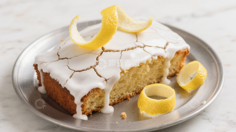 高清大图下载【趣麦麦图】糖霜柠檬蛋糕下午茶6