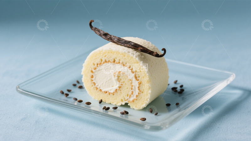 高清大图下载【趣麦麦图】奶油夹心蛋糕卷5