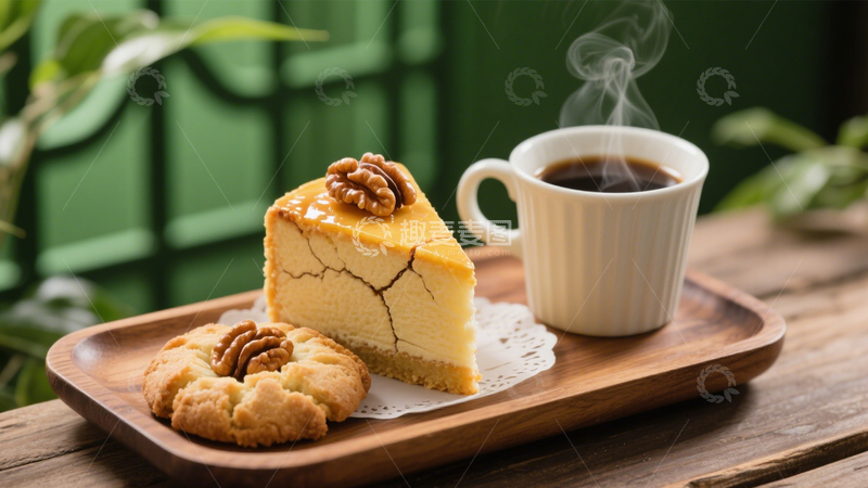 高清大图下载【趣麦麦图】碧根果芝士坚果蛋糕8
