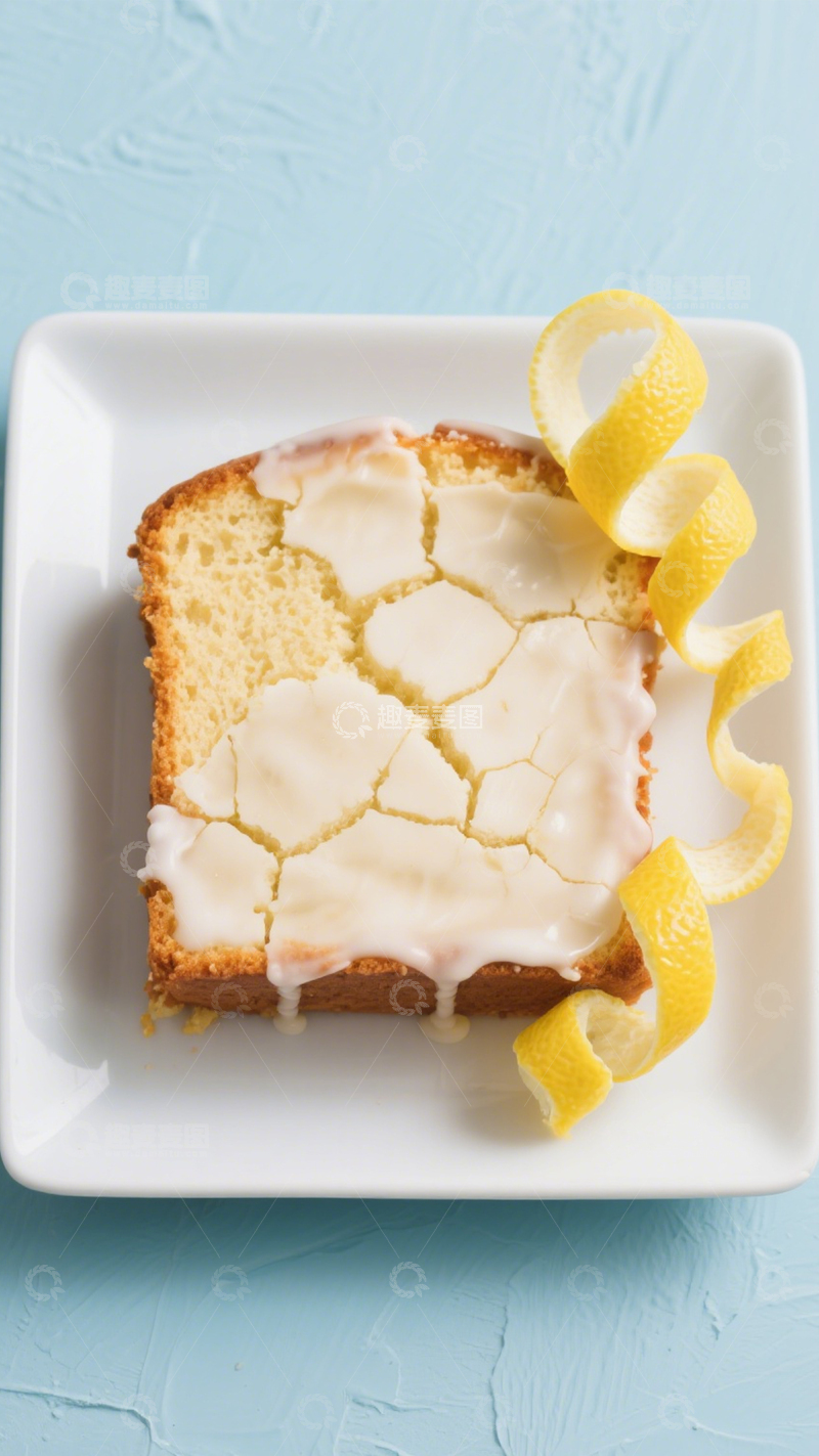 高清大图下载【趣麦麦图】糖霜柠檬蛋糕下午茶2