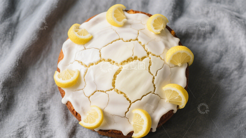 高清大图下载【趣麦麦图】糖霜柠檬蛋糕下午茶8