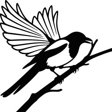 七夕喜鹊浪漫传情