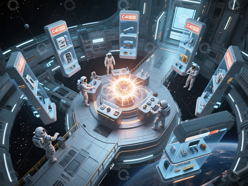 高清大图下载【趣麦麦图】C4D电商促销场景 