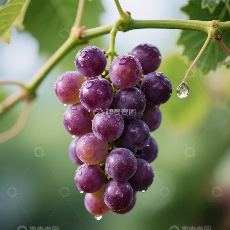 高清大图下载【趣麦麦图】果蔬系列葡萄