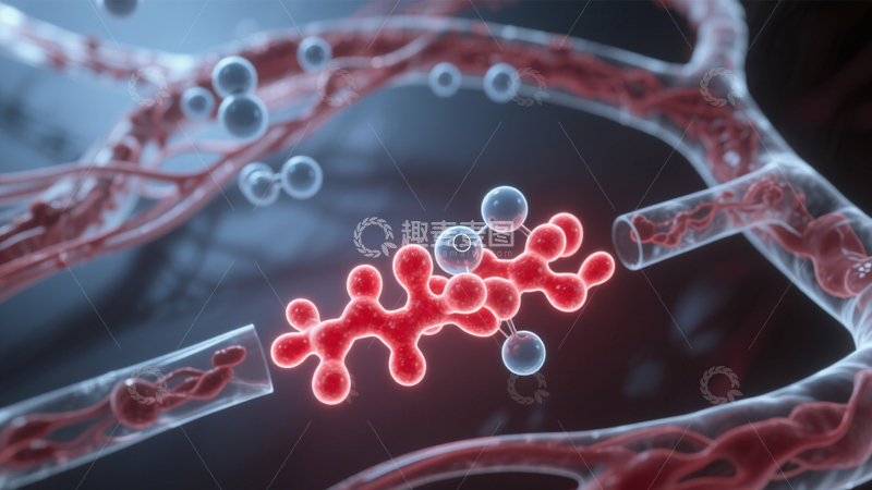 高清大图下载【趣麦麦图】微观生命科学DNA图景5