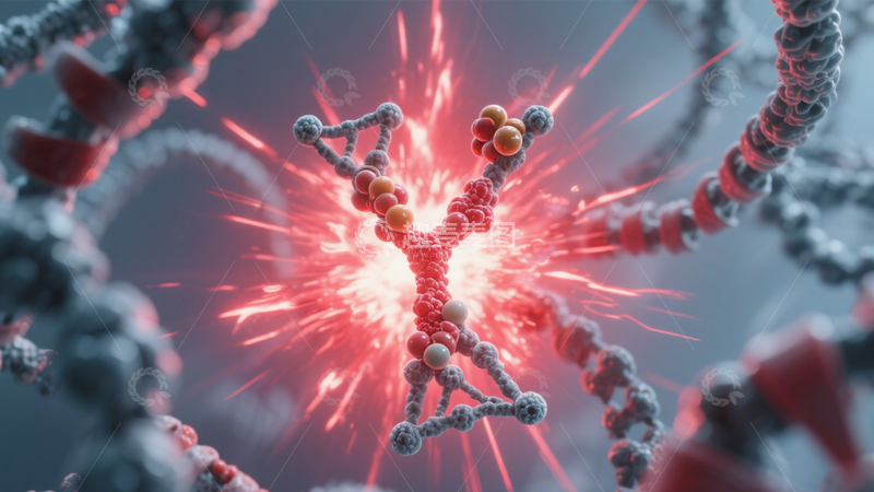 高清大图下载【趣麦麦图】微观生命科学DNA图景3