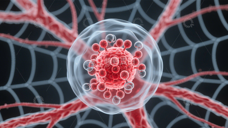 高清大图下载【趣麦麦图】微观生命科学DNA图景7