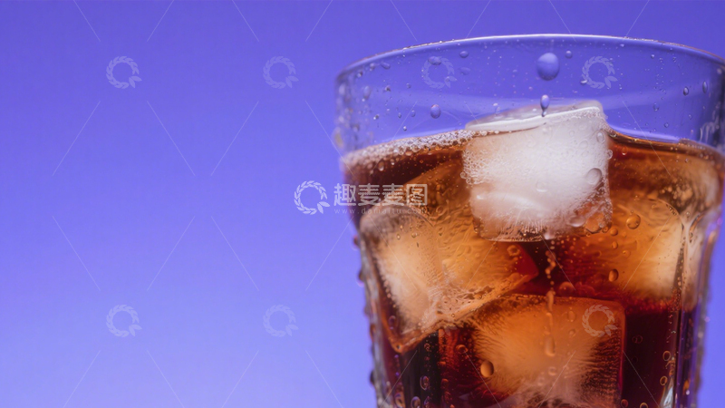 高清大图下载【趣麦麦图】冰饮清凉玻璃杯景4