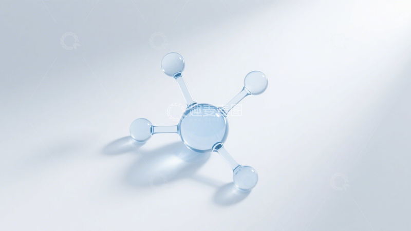 高清大图下载【趣麦麦图】透明科技分子结构6