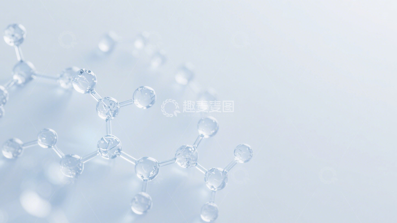 高清大图下载【趣麦麦图】透明科技分子结构5