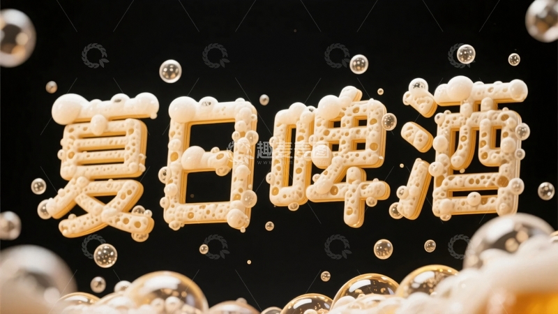 高清大图下载【趣麦麦图】夏日啤酒酒水2