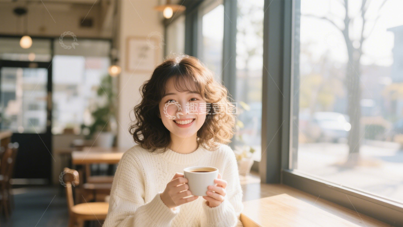 高清大图下载【趣麦麦图】治愈咖啡馆微笑时光3