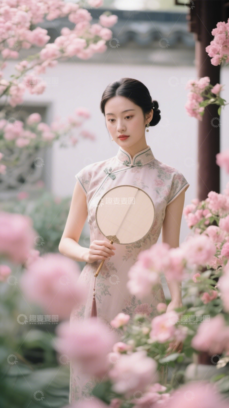 高清大图下载【趣麦麦图】国风旗袍古典雅韵2