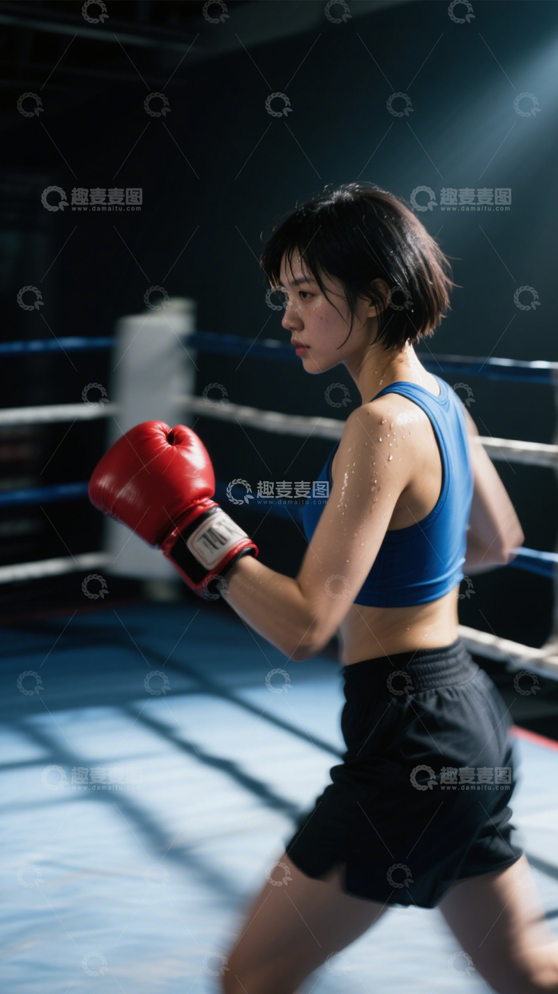 高清大图下载【趣麦麦图】拳击力量活力瞬间4