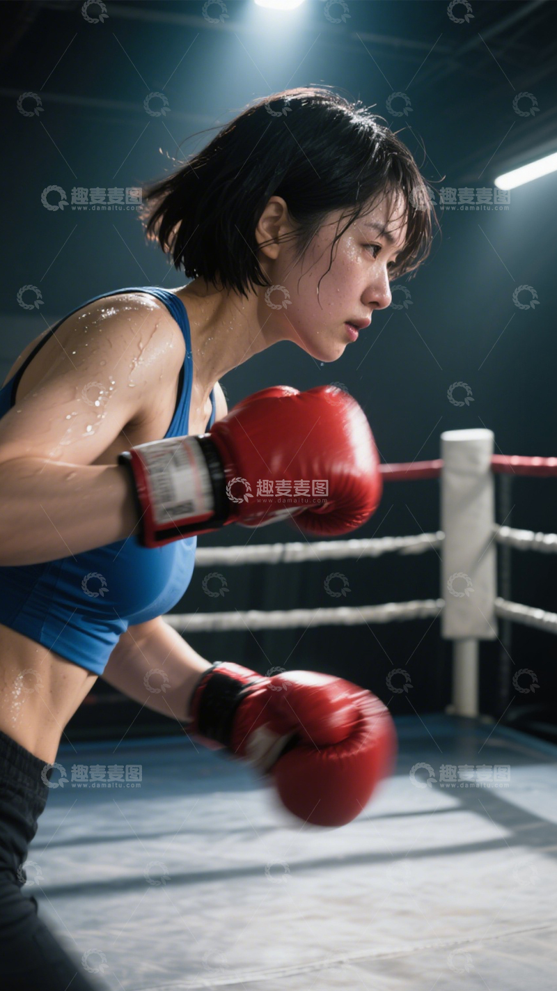 高清大图下载【趣麦麦图】拳击力量活力瞬间2