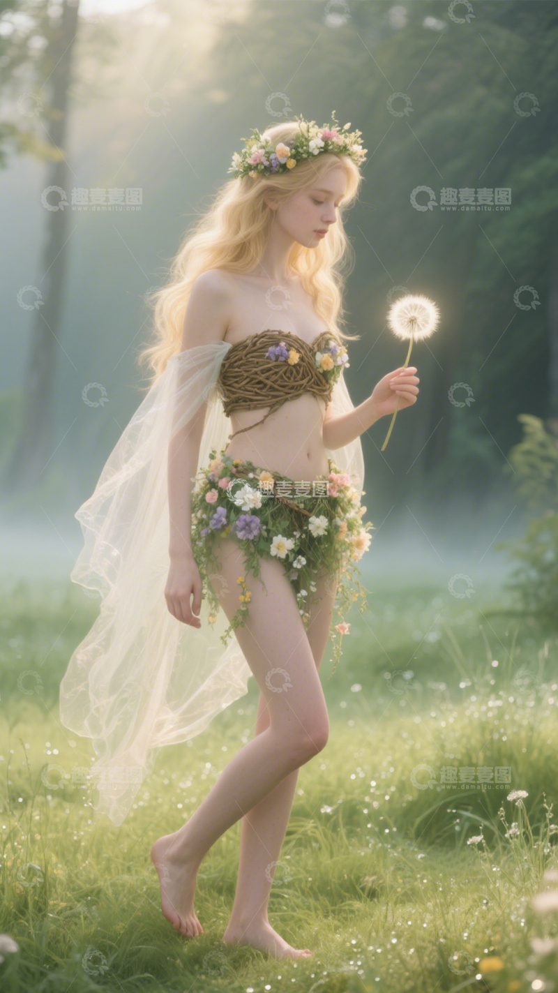 高清大图下载【趣麦麦图】森林精灵自然漫步1