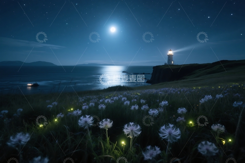 高清大图下载【趣麦麦图】冰岛Vik的羽扇花田。 1