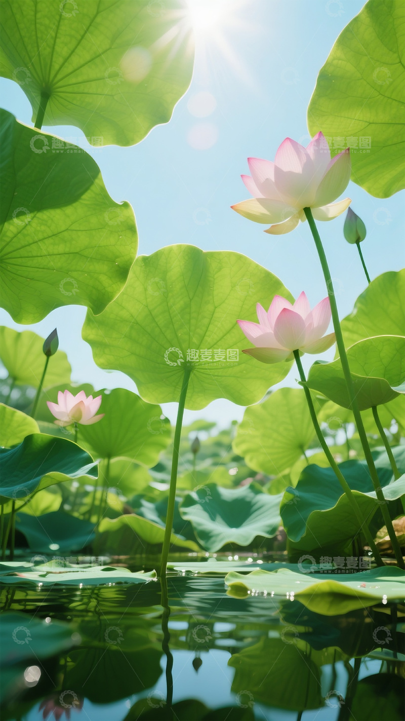 高清大图下载【趣麦麦图】夏日的荷花莲花2