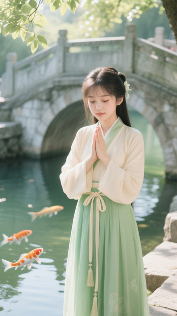 古典汉服祈福之美1