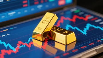 黄金金条金融财富走势图5