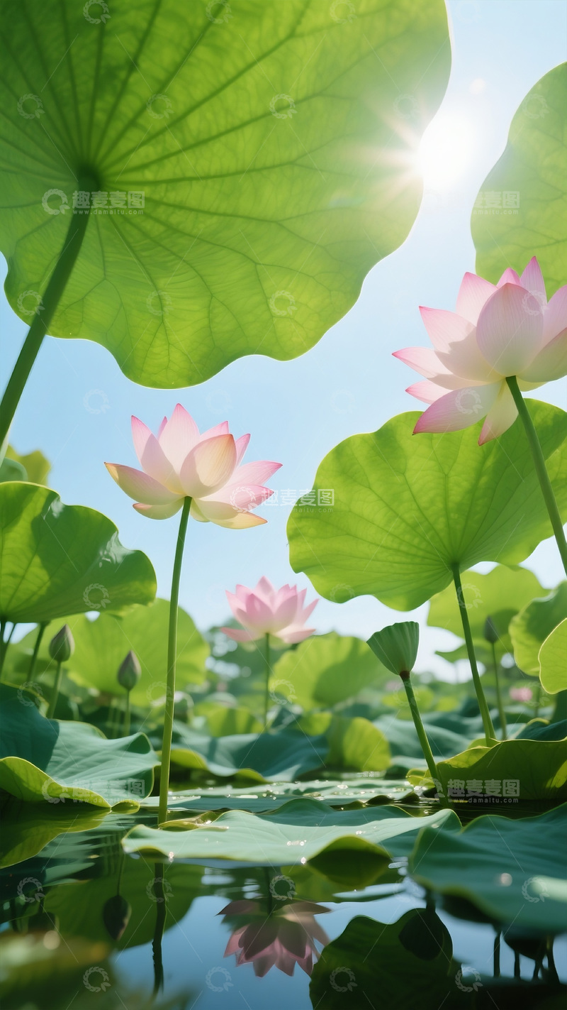 高清大图下载【趣麦麦图】夏日的荷花莲花4