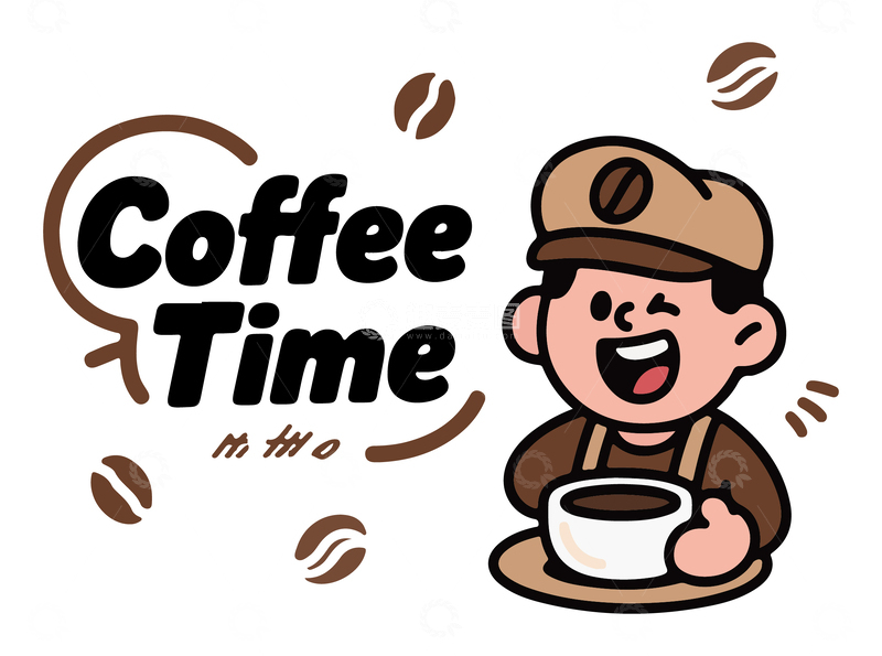 年轻化咖啡品牌LOGO设计1