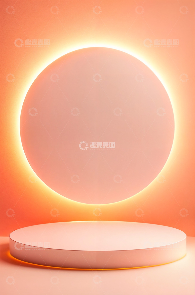 高清大图下载【趣麦麦图】电商产品化妆品展示台AI海报背景65