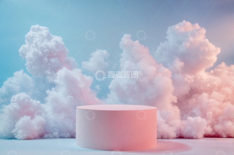 高清大图下载【趣麦麦图】电商产品化妆品展示台AI海报背景19