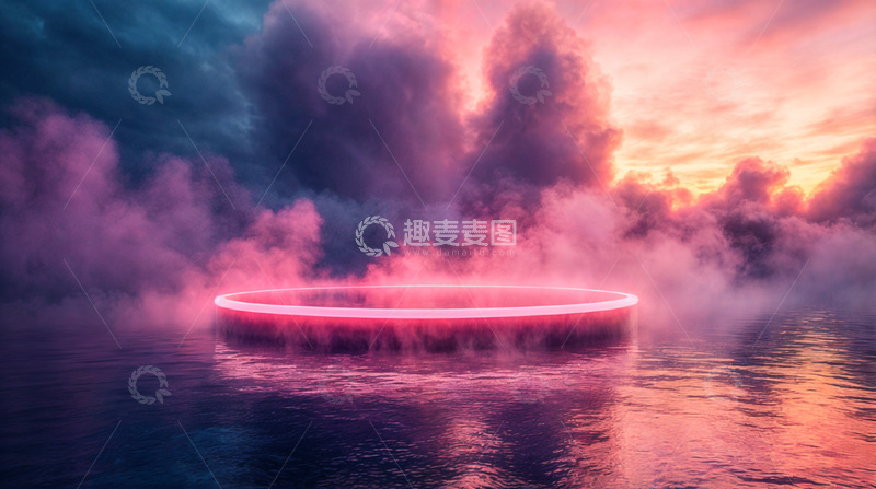 高清大图下载【趣麦麦图】电商产品化妆品展示台AI海报背景32