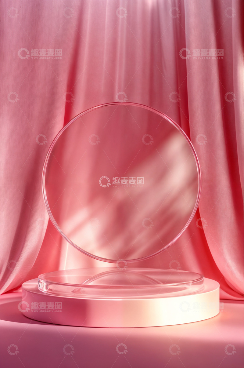 高清大图下载【趣麦麦图】电商产品化妆品展示台AI海报背景73