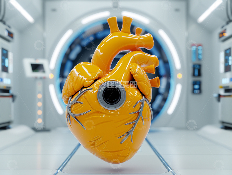 高清大图下载【趣麦麦图】机器人心脏未来派代表16