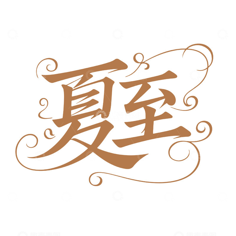 夏至欧式花纹背景