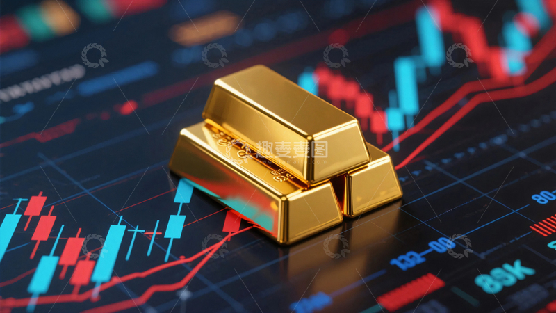 高清大图下载【趣麦麦图】黄金与财富背景1