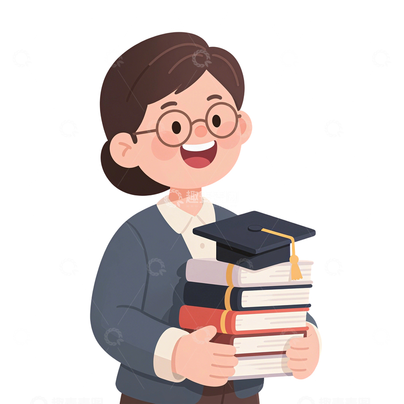 源文件下载【趣麦麦图】毕业季人物素材