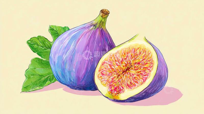 高清大图下载【趣麦麦图】无花果  水果   糯甜