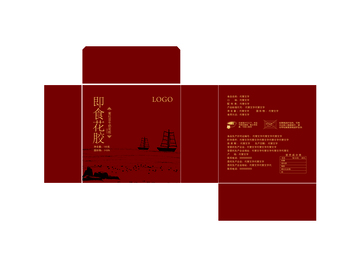 花胶点线面元素包装设计