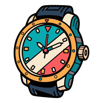 机械手表钟表卡通1