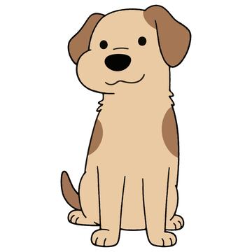 可爱动画小黄狗