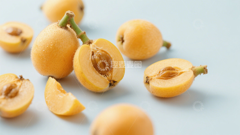 高清大图下载【趣麦麦图】水果创意静物枇杷3