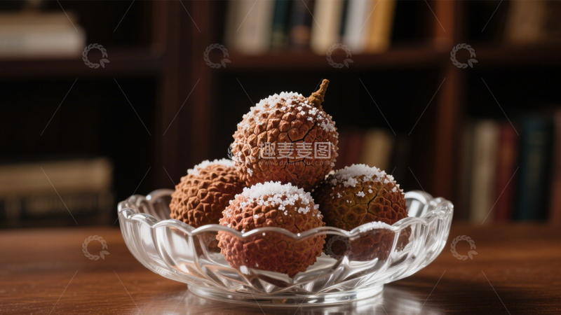 高清大图下载【趣麦麦图】红荔果实裹冰晶2