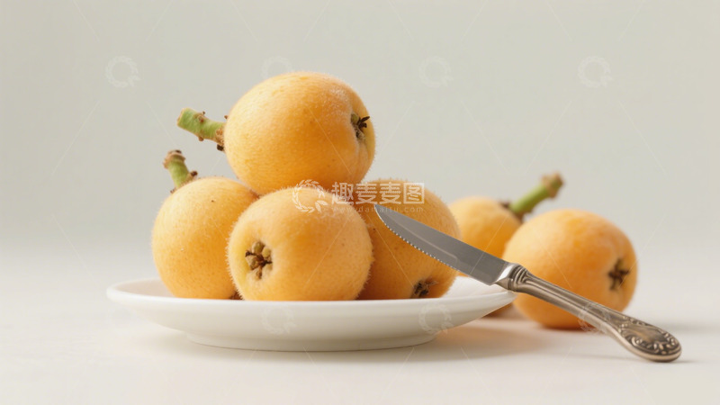 高清大图下载【趣麦麦图】水果创意静物枇杷2