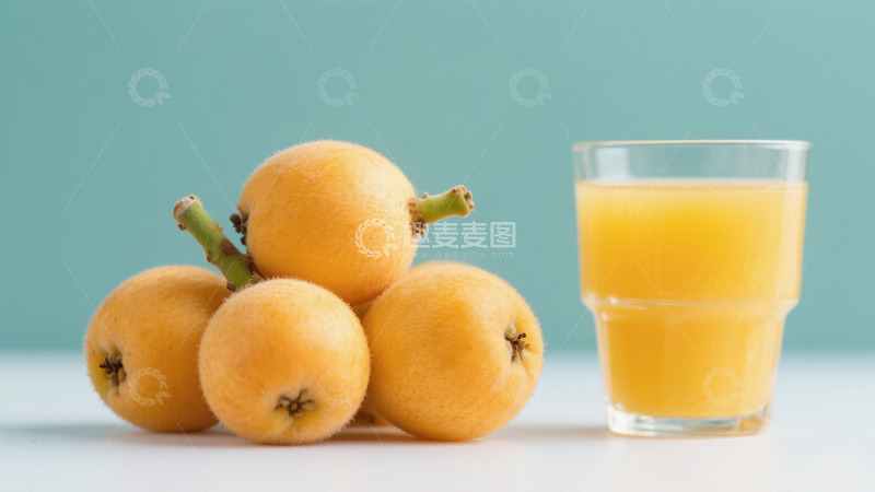 高清大图下载【趣麦麦图】水果创意静物枇杷1
