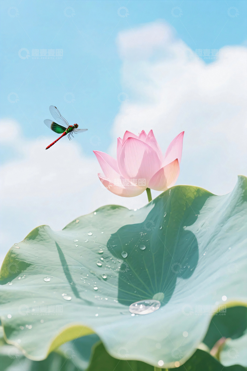 高清大图下载【趣麦麦图】夏天夏至背景5