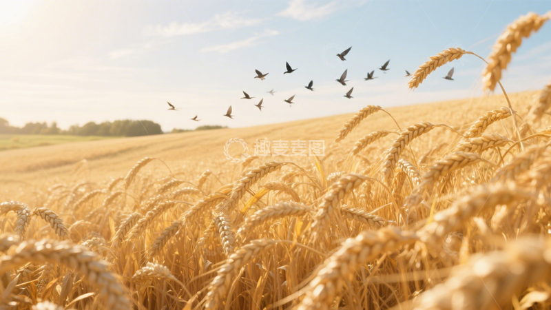 高清大图下载【趣麦麦图】金色麦田丰收3