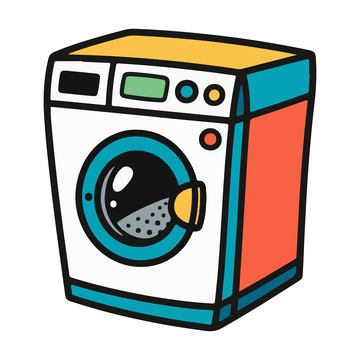 一台滚筒洗衣机1