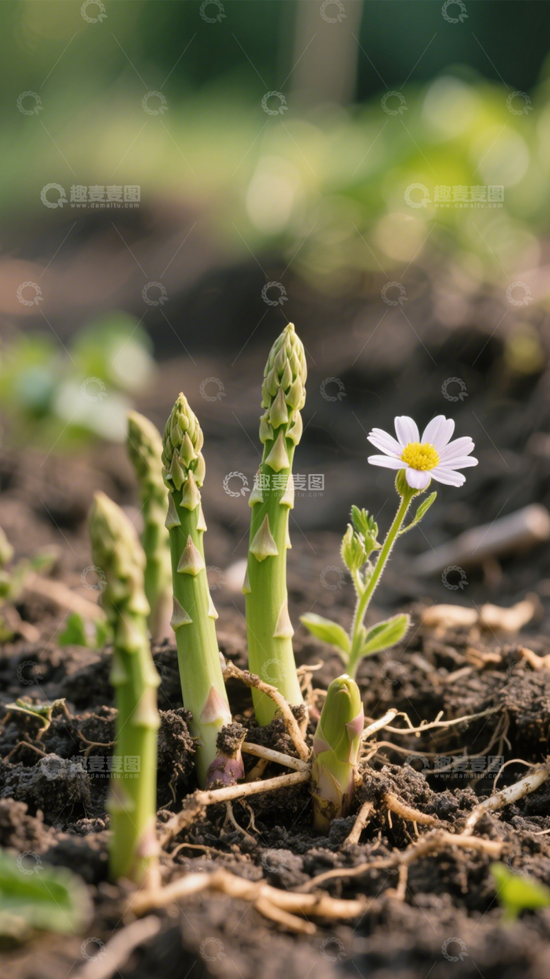 高清大图下载【趣麦麦图】嫩绿芦笋生机3