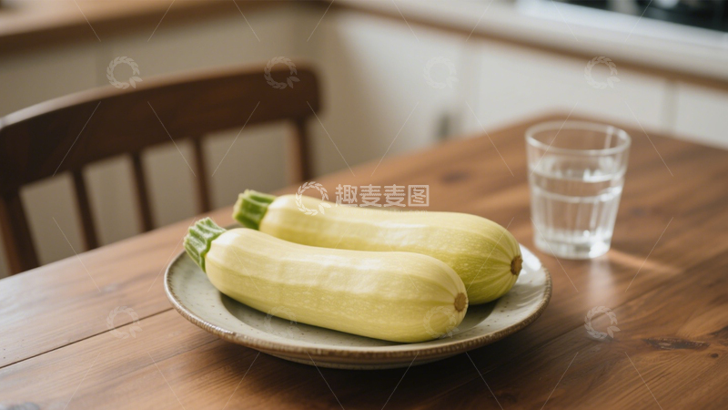 高清大图下载【趣麦麦图】田园鲜西葫芦1